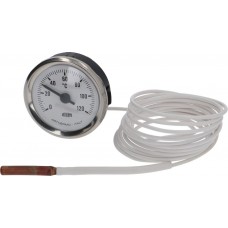 Termometru rotund cu capilar ARTHERMO C71 Ø52mm 0-120°C #3441044